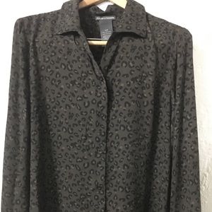 Chelsea and Theodore leopard print top